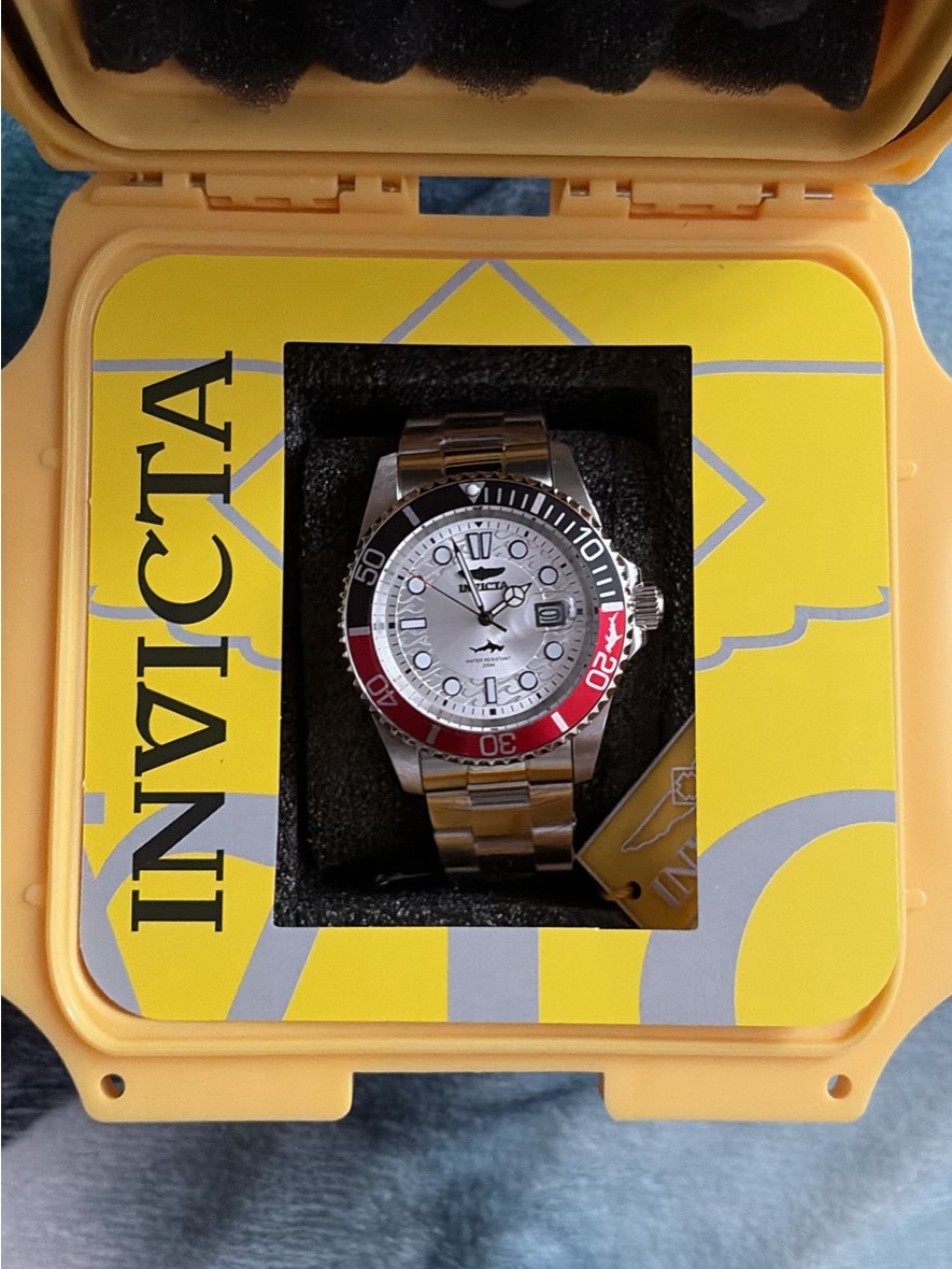 Invicta Pro Diver Watch  Waterproof Dive Case  Coke Bezel  New